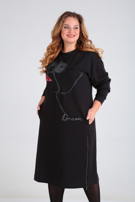Платье Sovita 2009-М черный размер 52-62 #4