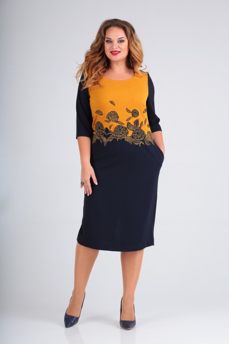 Платье Sovita 2015 горчица размер 52-58 #1