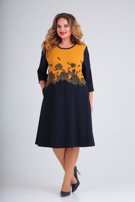 Платье Sovita 2016 горчица размер 54-60 #2