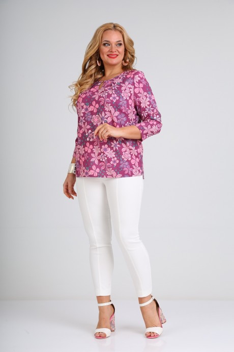 Блузка Sovita 587 розовый размер 50-64 #3