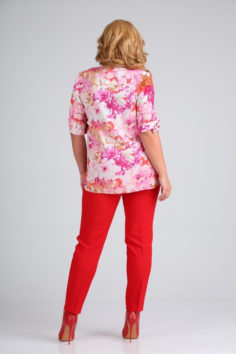 Блузка Sovita 671 розовый размер 50-64 #5