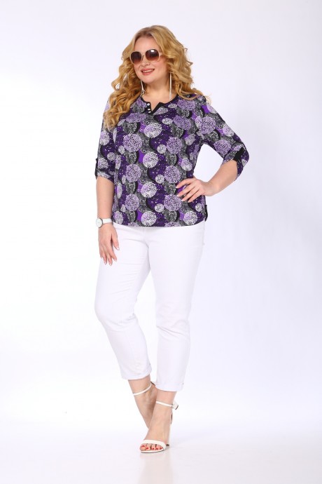 Блузка Sovita 839 фиолетовый размер 50-64 #2
