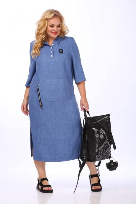 Платье Sovita М-873 Синий размер 52-62 #1