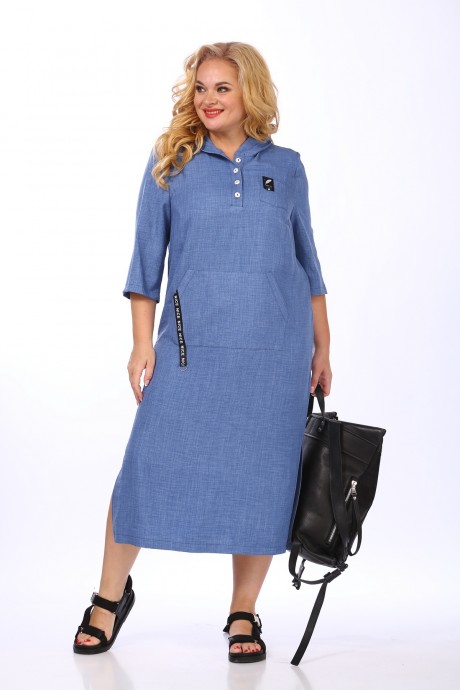 Платье Sovita М-873 Синий размер 52-62 #2