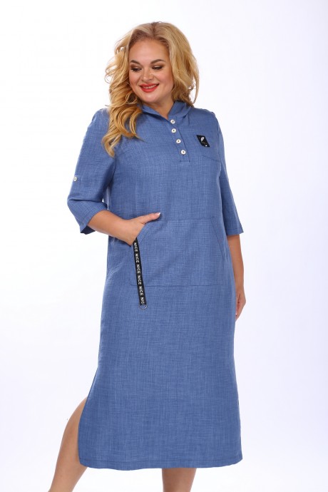 Платье Sovita М-873 Синий размер 52-62 #4