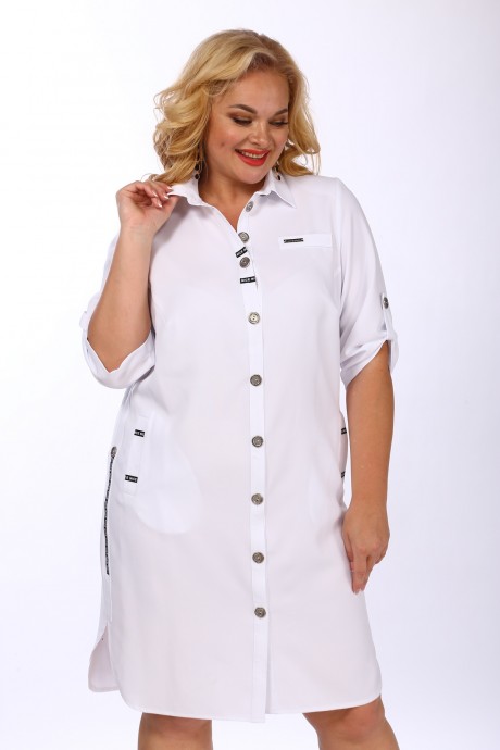 Платье Sovita М-857 Белый размер 48-62 #5