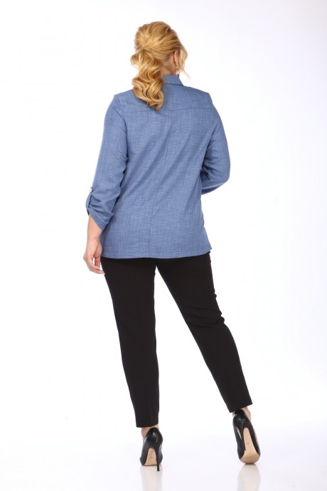Рубашка Sovita 787 синий размер 52-62 #5