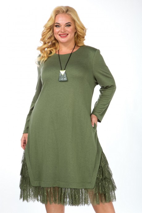 Платье Sovita 2236 олива размер 52-64 #4
