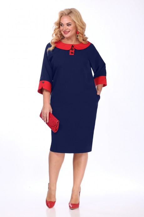 Платье Sovita 2237 синий/красный размер 52-62 #1