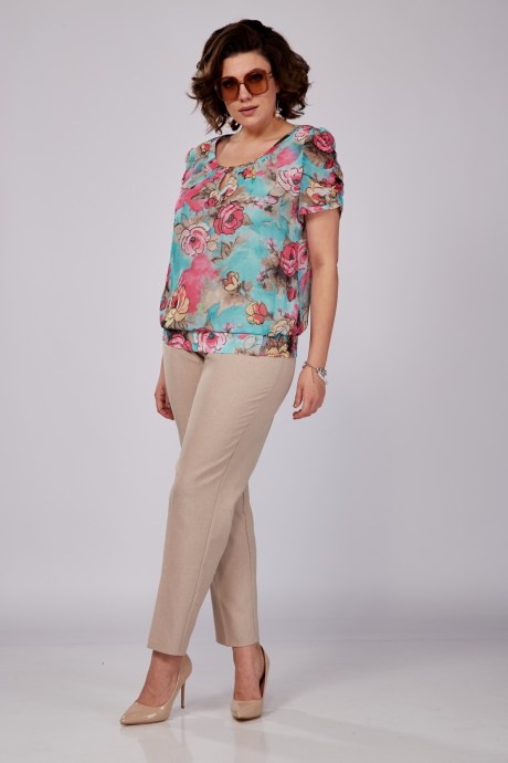 Блузка Sovita 1174 разноцветный размер 50-60 #2