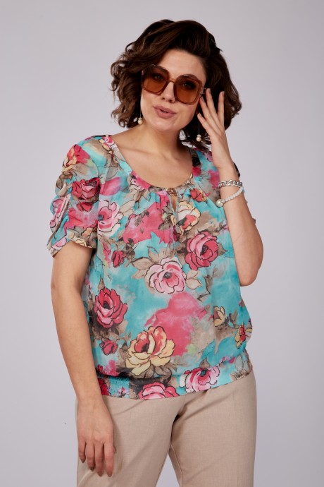 Блузка Sovita 1174 разноцветный размер 50-60 #4