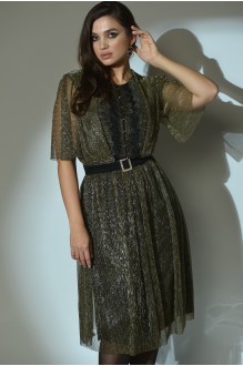 Платье Angelina Design Studio 610 золотисто оливковый #1