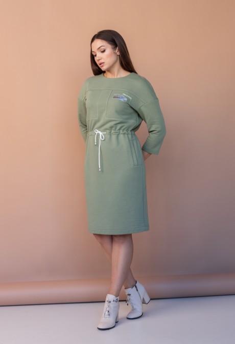 Платье Angelina Design Studio 630 зеленый размер 46-56 #1