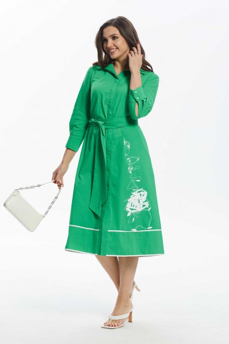 Платье Angelina Design Studio 888 зелень размер 48-54 #2