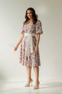 Платье Angelina Design Studio 761 розовый #1