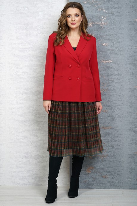 Жакет (пиджак) Белтрикотаж 6854-Ж красный размер 44-50 #2