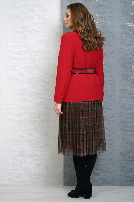 Жакет (пиджак) Белтрикотаж 6854-Ж красный размер 44-50 #4