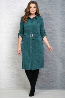 Платье Белтрикотаж 4981 зеленое #1
