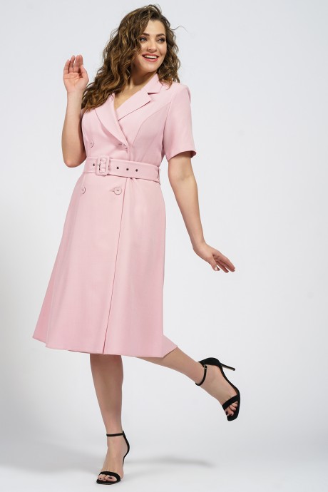 Платье Белтрикотаж 4348 розовый размер 46-54 #2