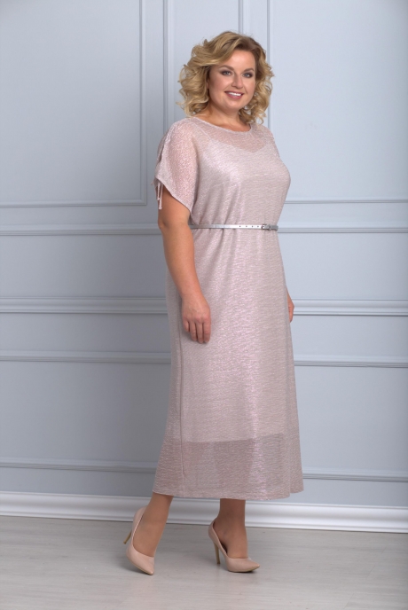 Вечернее платье Anelli 718 бежевый размер 48-56 #1