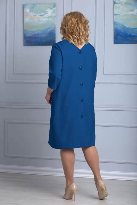 Платье Anelli 334 синий размер 48-56 #2