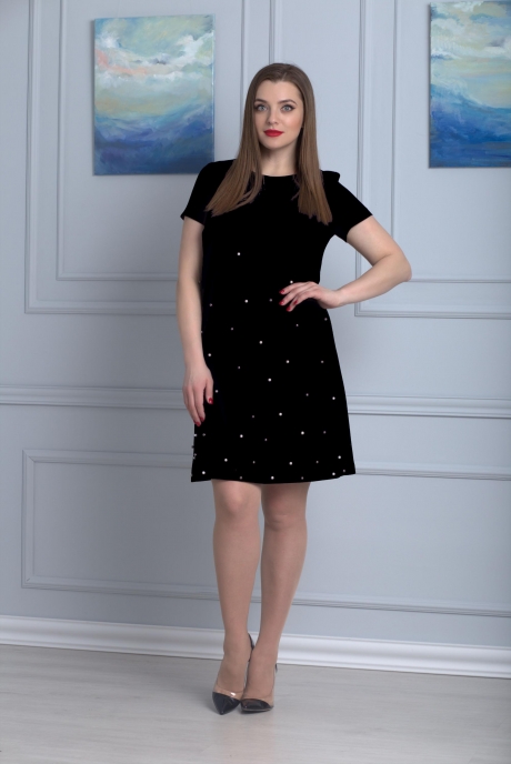 Вечернее платье Anelli 600 черный размер 44-52 #1