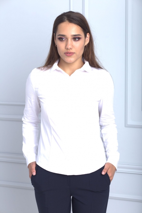 Рубашка Anelli 535 белый без карманов размер 40-52 #1