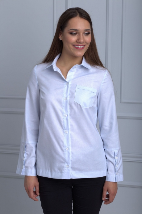 Рубашка Anelli 751 голубой размер 42-50 #1