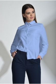 Рубашка Anelli 535 голубой без карманов #1