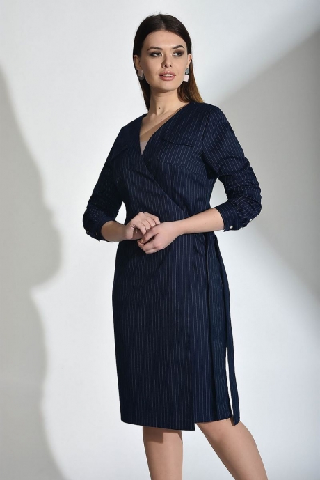 Платье Anelli 545 темно-синий размер 46-54 #1