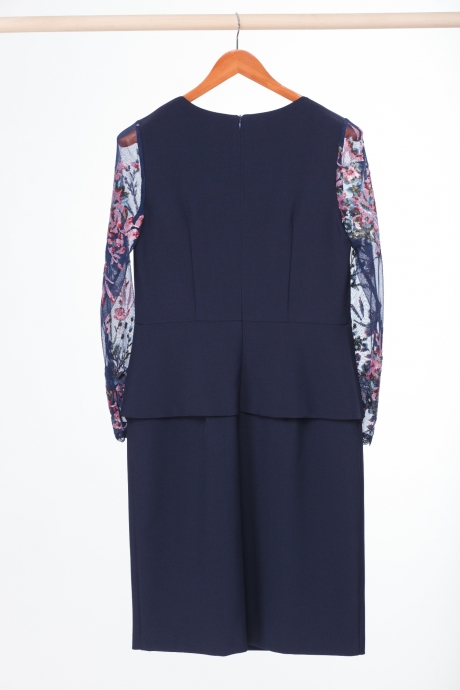 Вечернее платье Anelli 779 темно-синий с розовым размер 48-56 #7