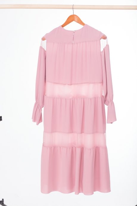 Вечернее платье Anelli 789 розовый "каскад" размер 42-48 #9