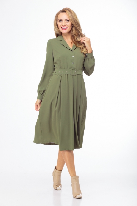 Платье Anelli 791 зеленый размер 44-52 #2