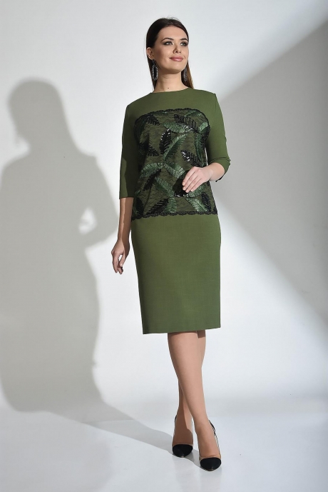 Вечернее платье Anelli 555 зеленый размер 56-62 #2