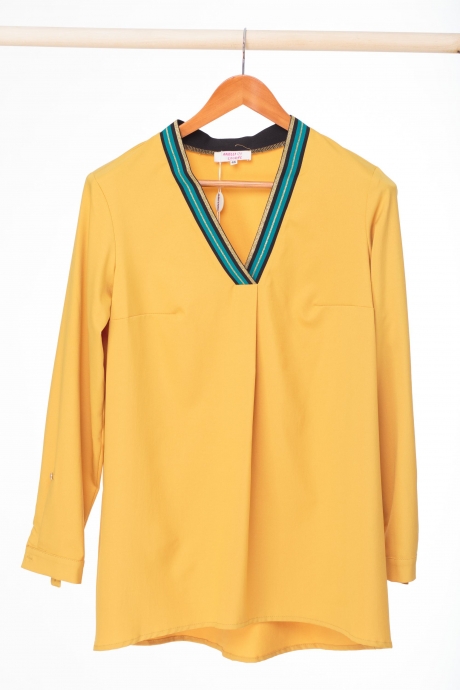 Блузка Anelli 479 желтый размер 42-52 #4