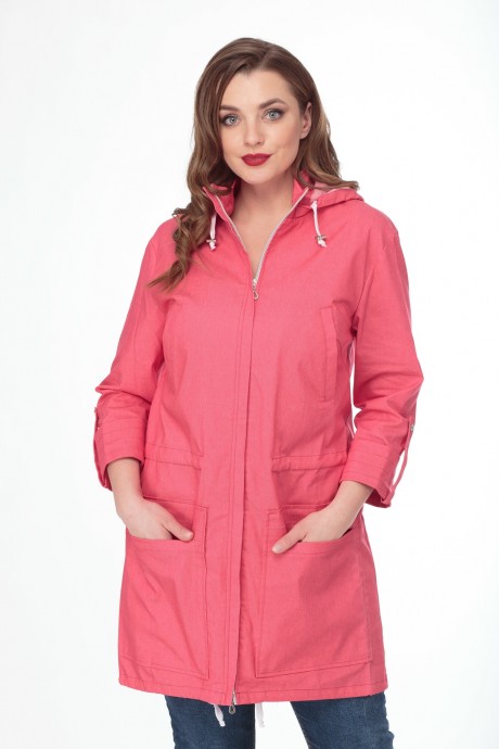 Куртка Anelli 272 розовый размер 44-54 #4