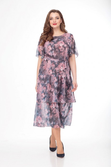 Вечернее платье Anelli 701 ежевика размер 50-56 #1