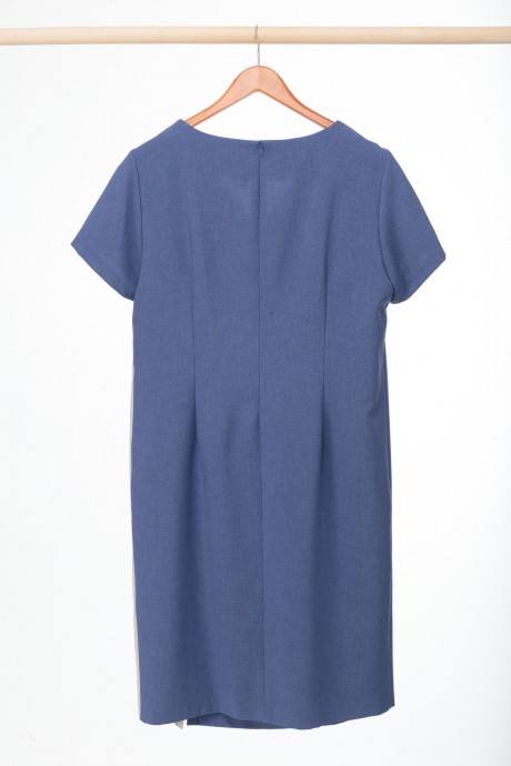 Платье Anelli 500 сине-бирюзовые тона размер 54-64 #7