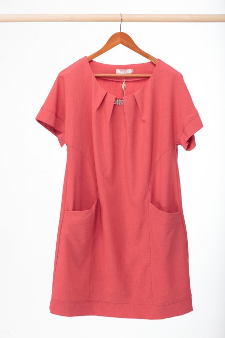 Платье Anelli 301 малиновый размер 46-56 #7