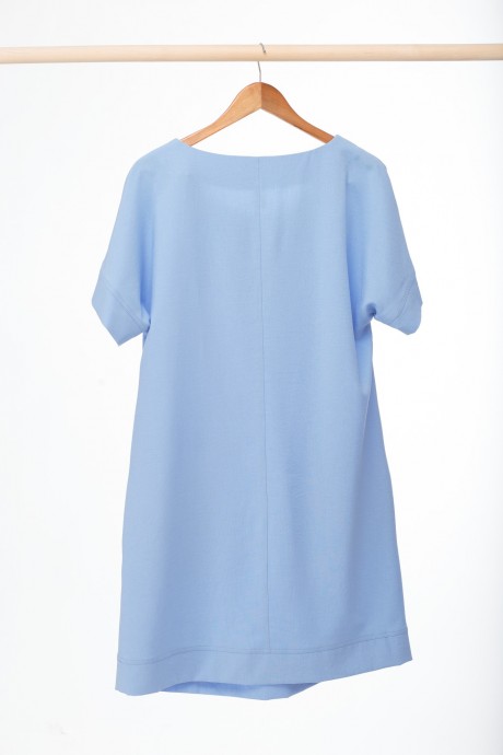 Платье Anelli 301 голубой размер 46-56 #8