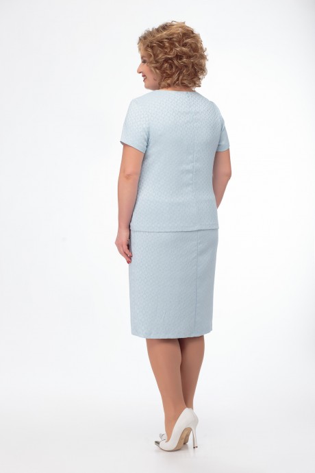 Платье Anelli 503 голубой размер 56-66 #3