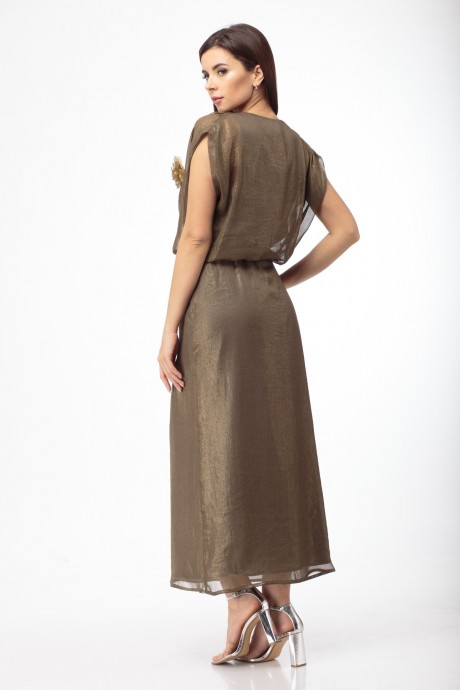 Платье Anelli 574 золотой размер 44-52 #6