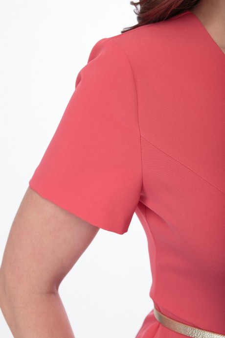 Костюм/комплект Anelli 690 красный жакет+юбка с макам размер 48-58 #8