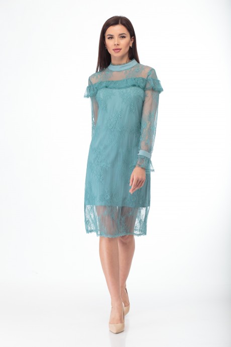 Вечернее платье Anelli 684 бирюза размер 44-48 #1