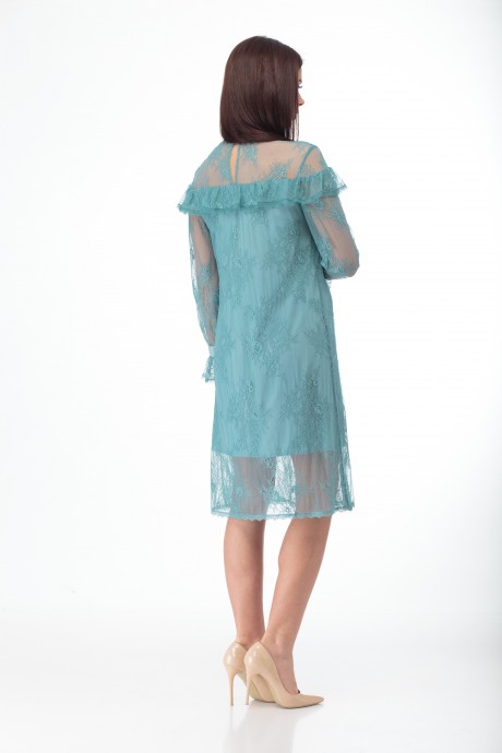 Вечернее платье Anelli 684 бирюза размер 44-48 #4