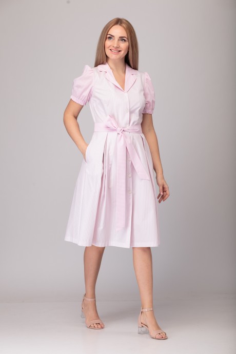 Платье Anelli 815 розовый размер 42-52 #2