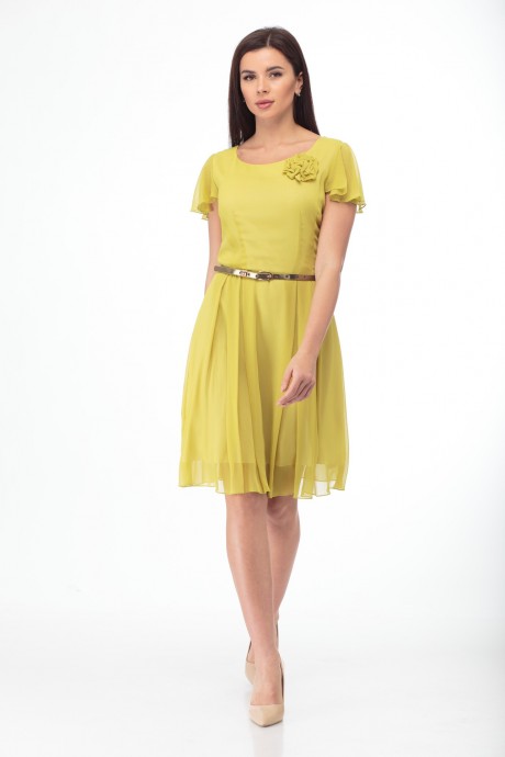 Вечернее платье Anelli 145 олива размер 44-50 #1