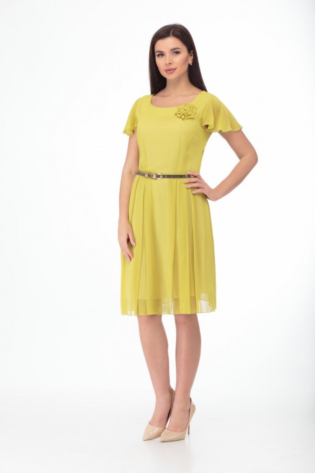 Вечернее платье Anelli 145 олива размер 44-50 #2