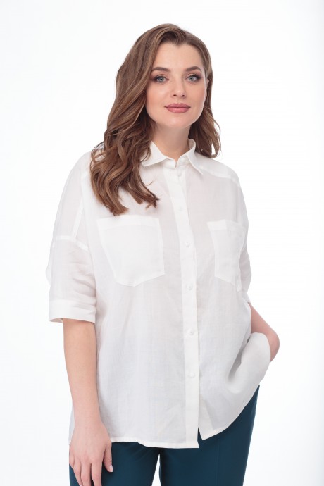 Рубашка Anelli 385 белый размер 44-54 #2