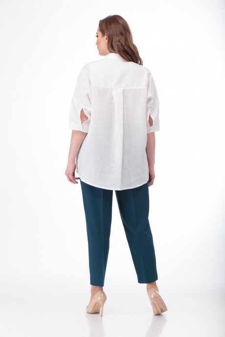 Рубашка Anelli 385 белый размер 44-54 #4